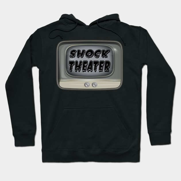 Shock Theater Vintage Television Hoodie by Elijah101